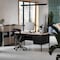 Flash Furniture 30 in D X White Oak, 60 in W X GC-M-BLK-175-WHTOAK-GG - alternate 10